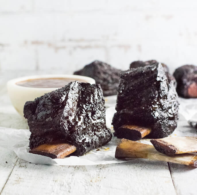 Smoked Beef Short Ribs.