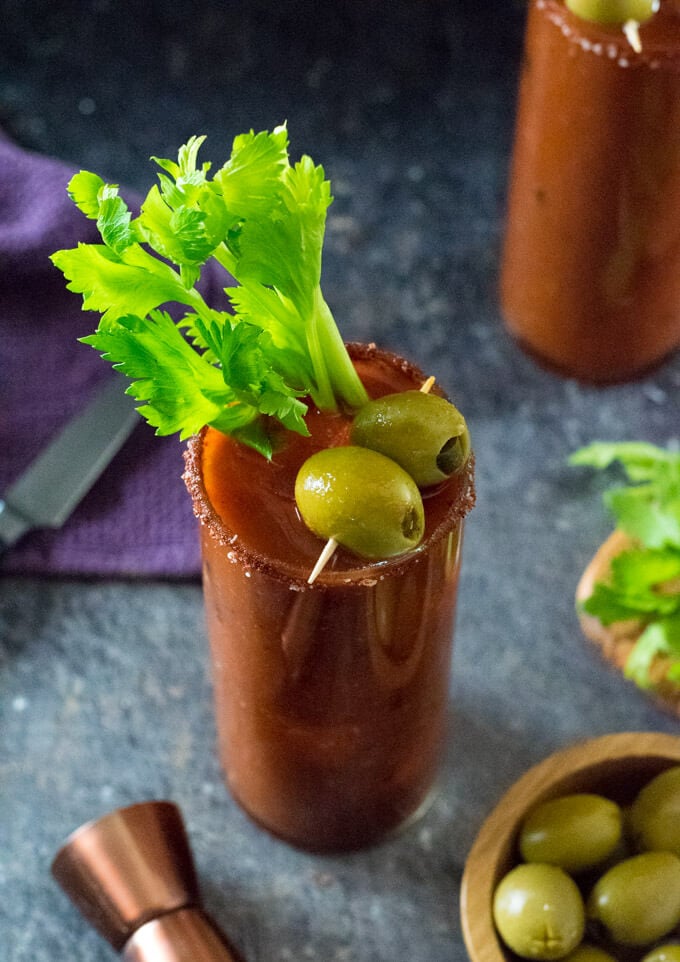 Homemade Bloody Mary Mix.