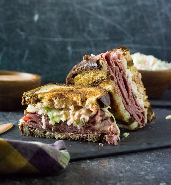 How to make hot pastrami sandwich