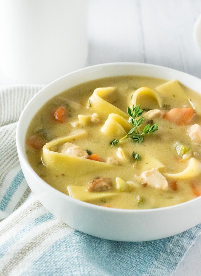 Creamy Chicken Noodle Soup recipe