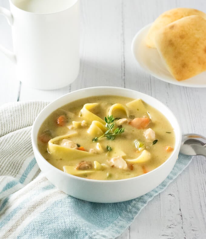 Creamy Chicken Noodle Soup