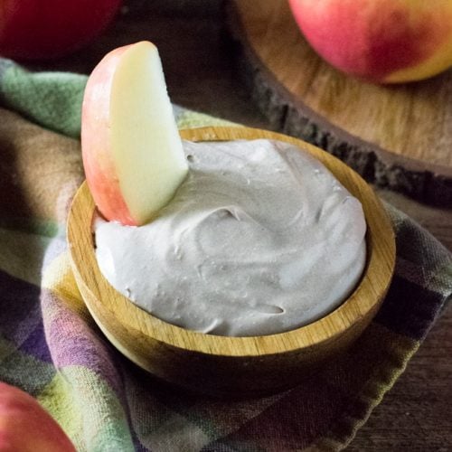 Marshmallow fruit dip