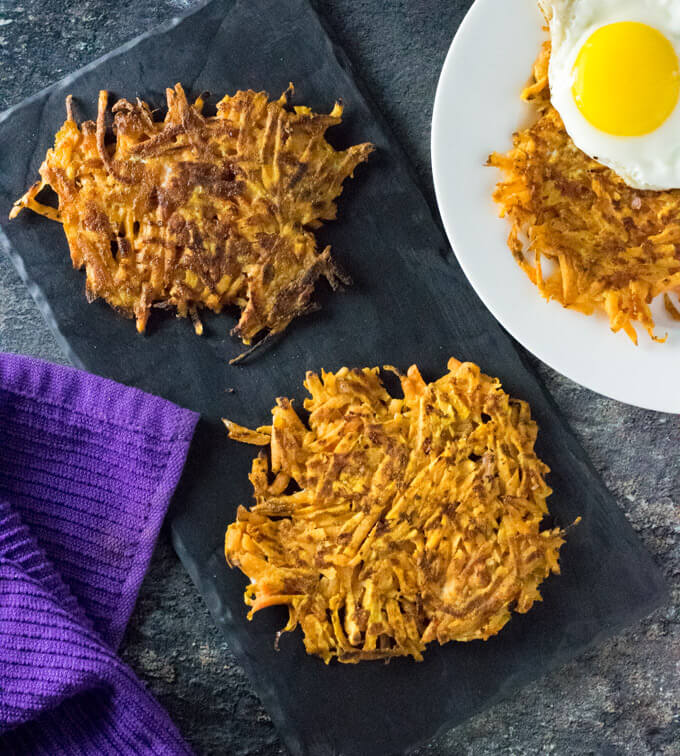 Sweet potato hash browns