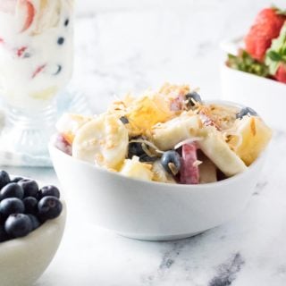 Fruit Salad with Yogurt