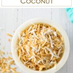 How to toast coconut #coconut #recipe #toasted