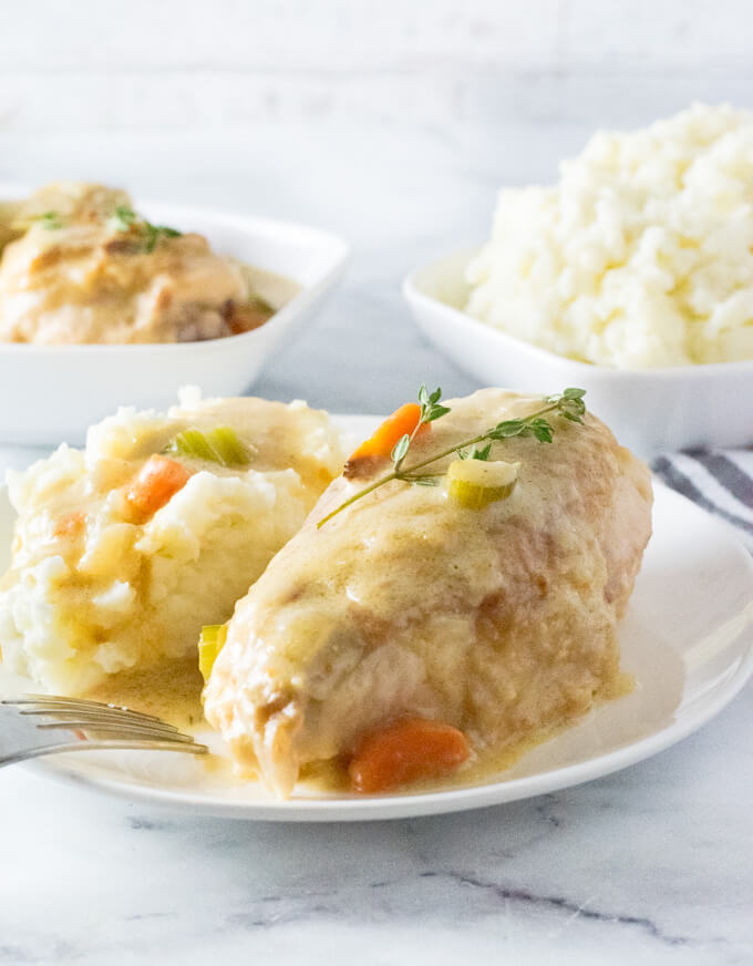 Smothered Chicken and Gravy recipe