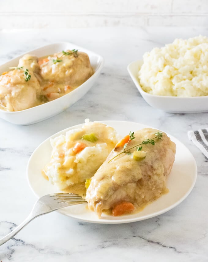 Smothered Chicken and Gravy recipe