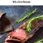 Smoked venison recipe, with a citrus marinade. #venison #deer #smoker