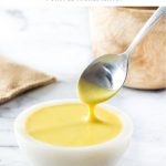 Easy honey mustard recipe with 4 ingredients. #mustard #honey #condiment #easy