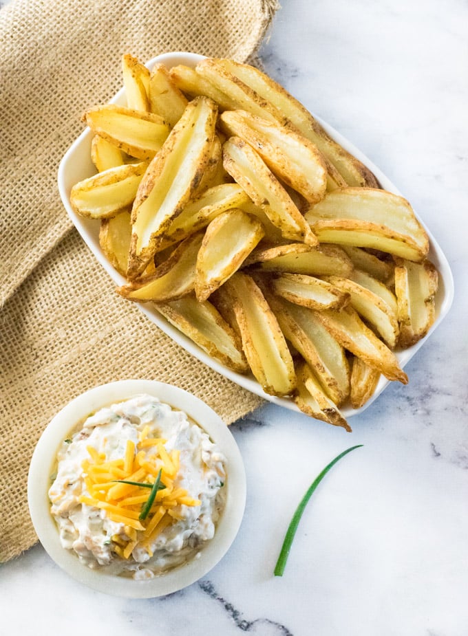 Loaded baked potato dip.