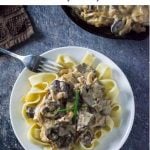 Venison stroganoff recipe #venison #deer #dinner