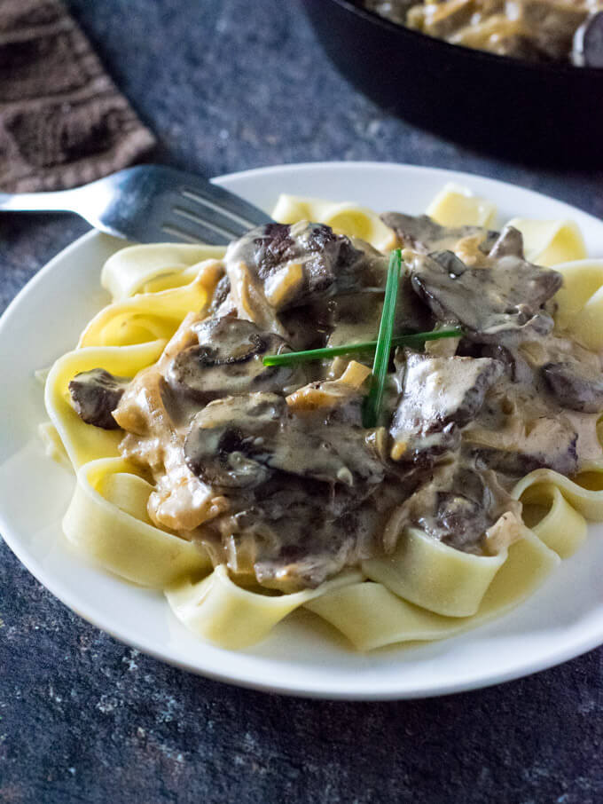 Venison stroganoff recipe