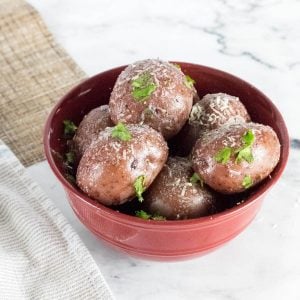 Boiled red potato recipe