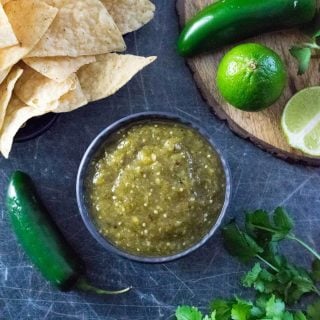 Homemade salsa verde recipe