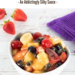 Fruit salad with pudding