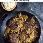 Hamburger Steak with Onion Gravy