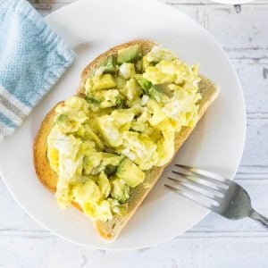 Avocado Scrambled Eggs recipe