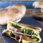 Spinach and Mushroom Quesadillas