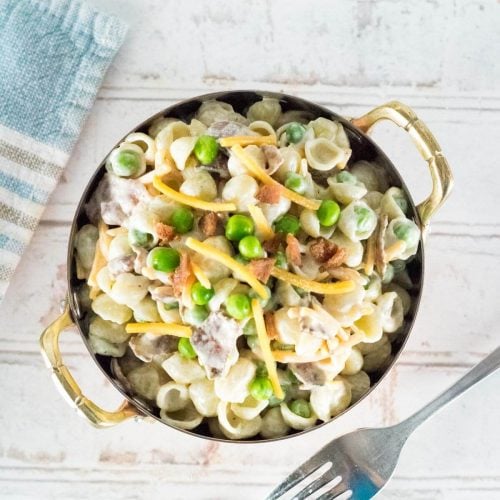 Bacon and Pea Pasta Salad