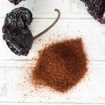 Homemade ancho chili powder