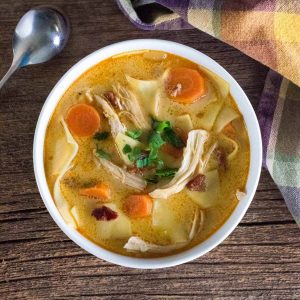 Spicy Chicken Noodle Soup recipe