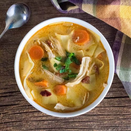 Spicy Chicken Noodle Soup recipe