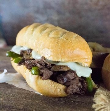 Venison cheesesteak recipe