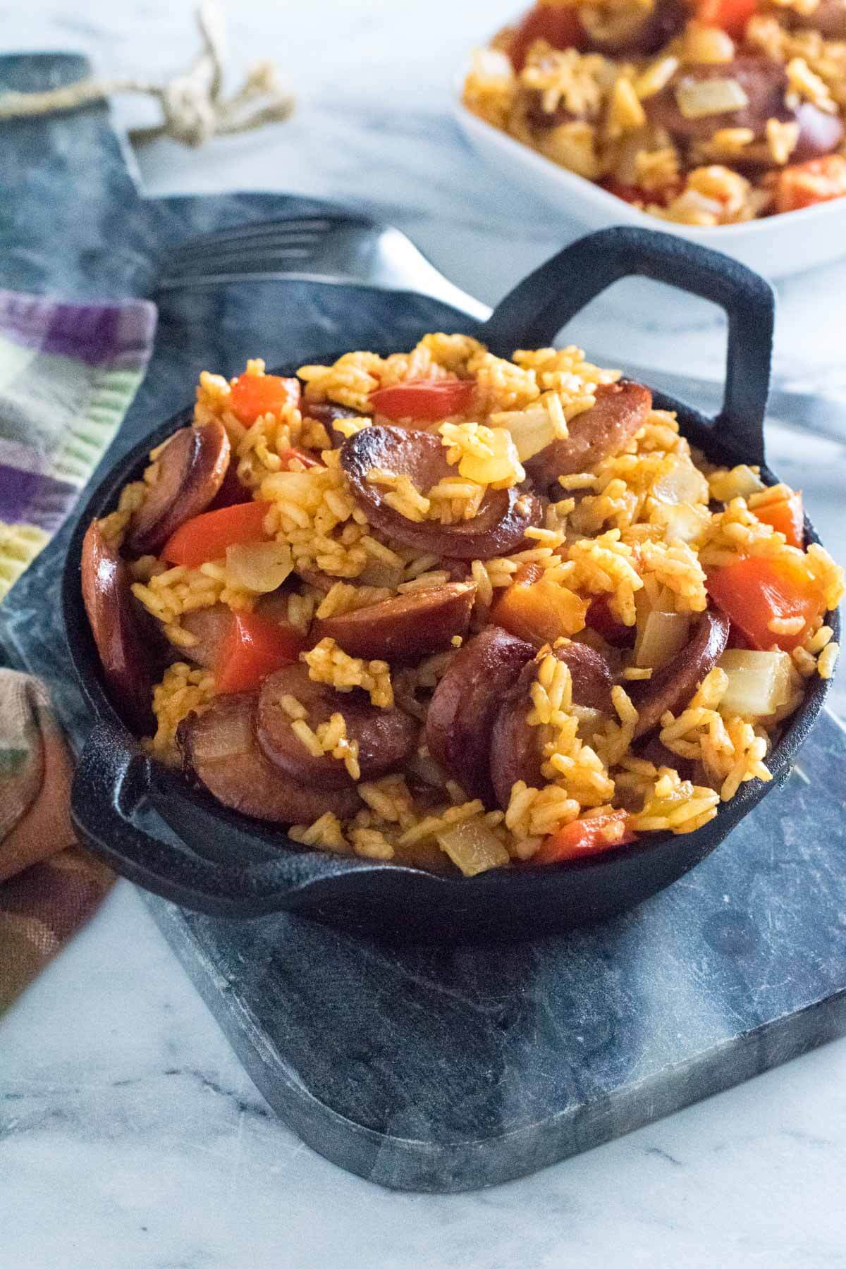 Kielbasa and Rice