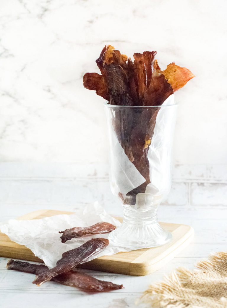 Sweet and Spicy Pork Jerky - Fox Valley Foodie