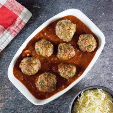 Italian sausage meatball recipe.