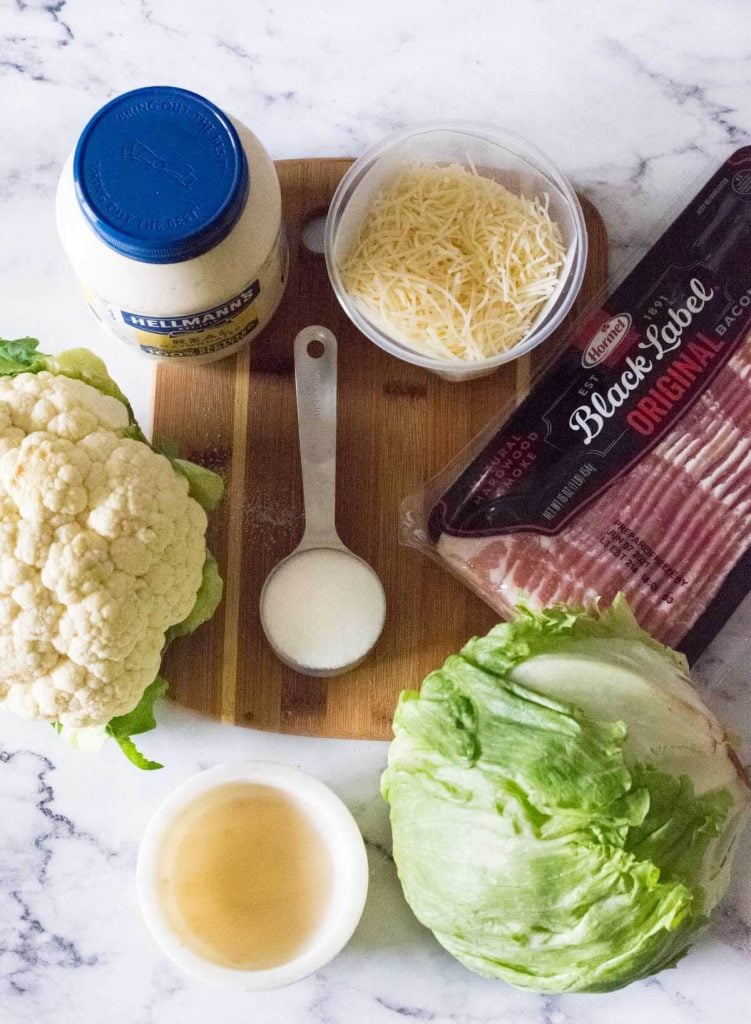 Tequilaberry Salad ingredients with real Hellmann's mayonnaise. 