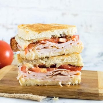 Turkey melt sandwich recipe.