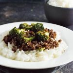 Ground beef and broccoli recipe.