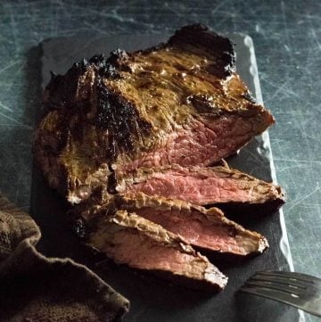 Broiled flank steak recipe.