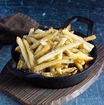 Truffle fries recipe.