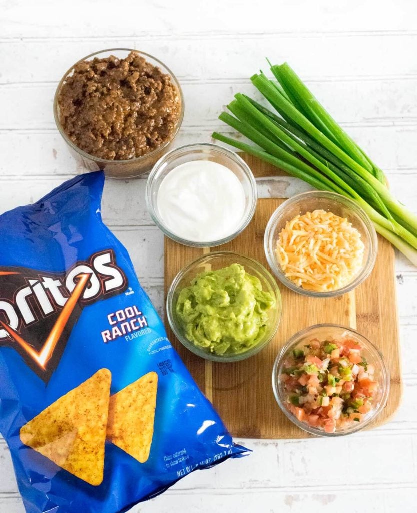 Doritos nachos ingredients.