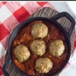 Meatballs without breadcrumbs.