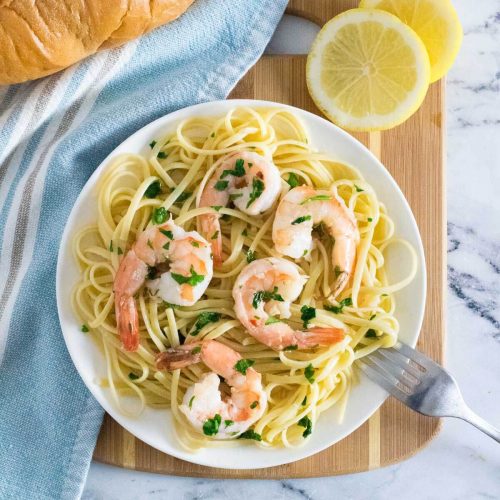 Shrimp scampi recipe without wine.