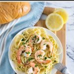 Shrimp scampi without wine.