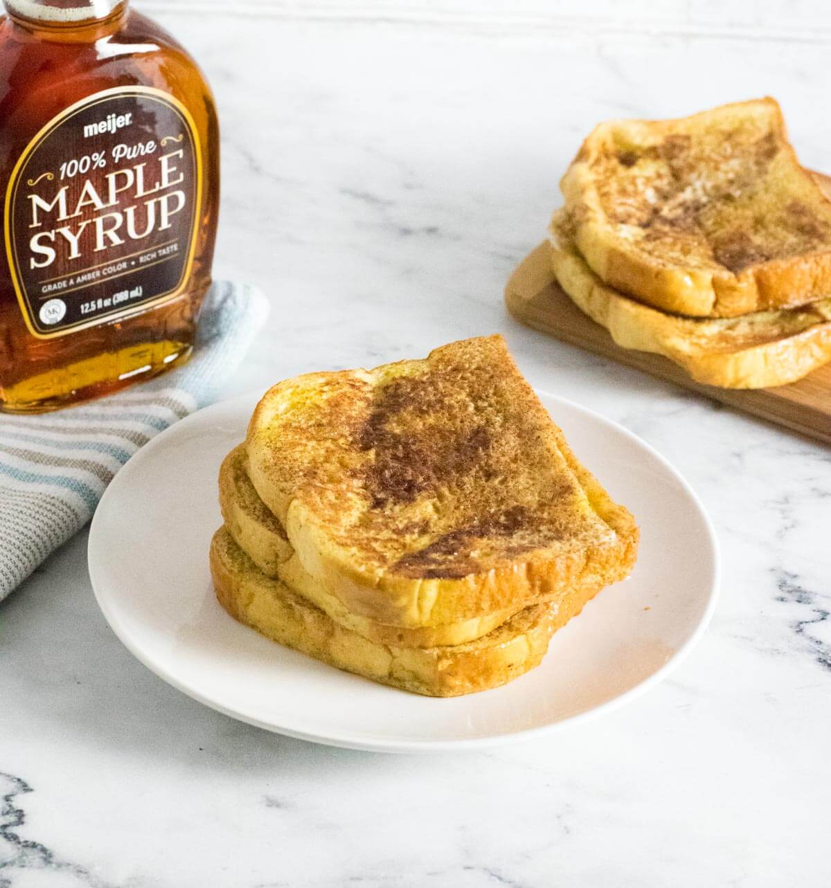 French toast with syrup