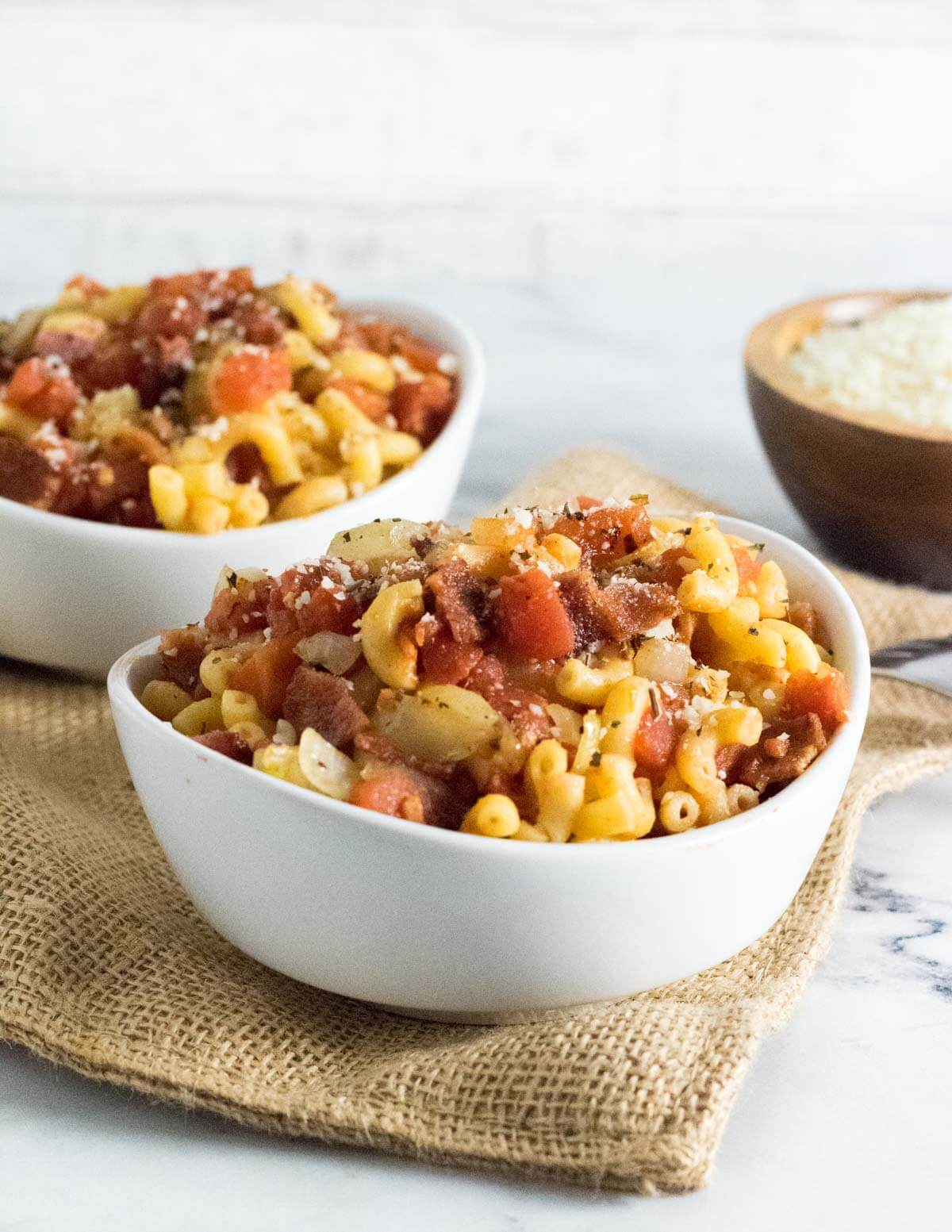 Macaroni and Tomatoes.