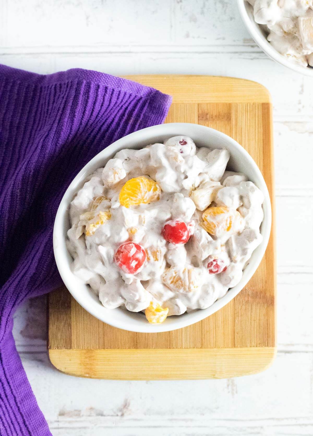 Heavenly hash dessert.