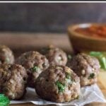 Meatballs without Eggs.