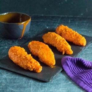 Baked buffalo chicken tenders recipe.