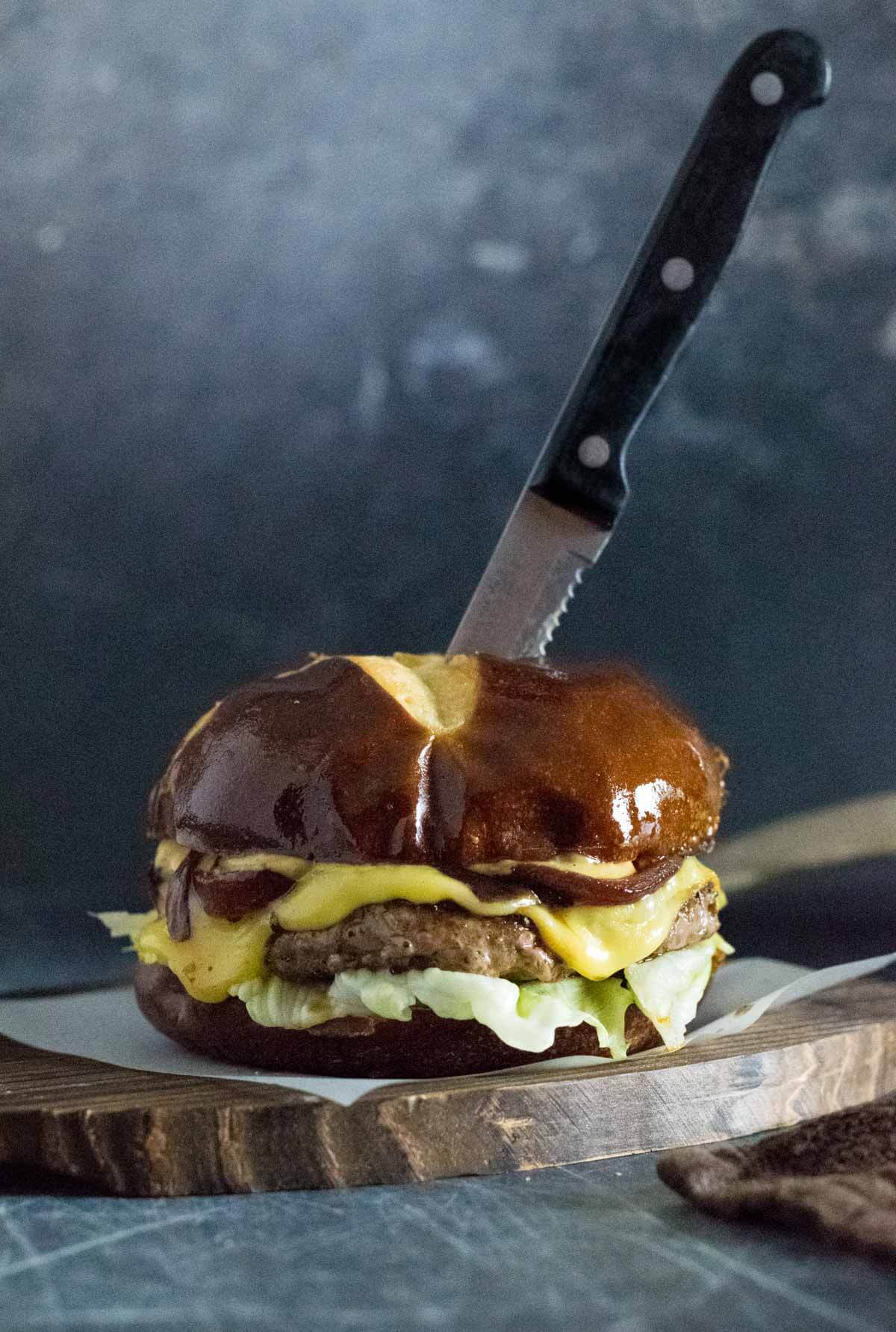 Best Venison Burger.