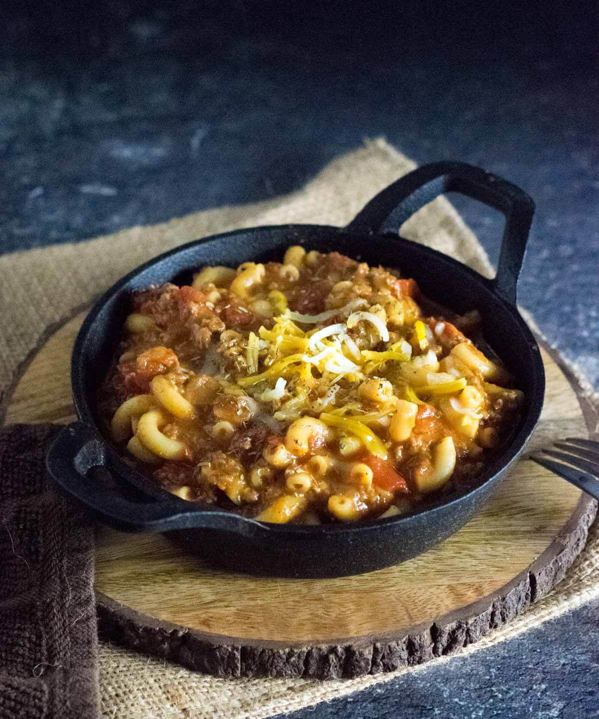 Easy venison goulash recipe.