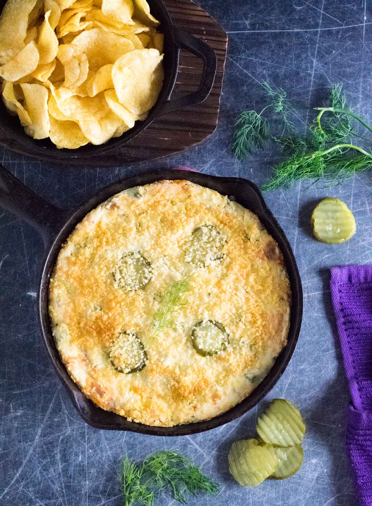 Fried pickle dip.