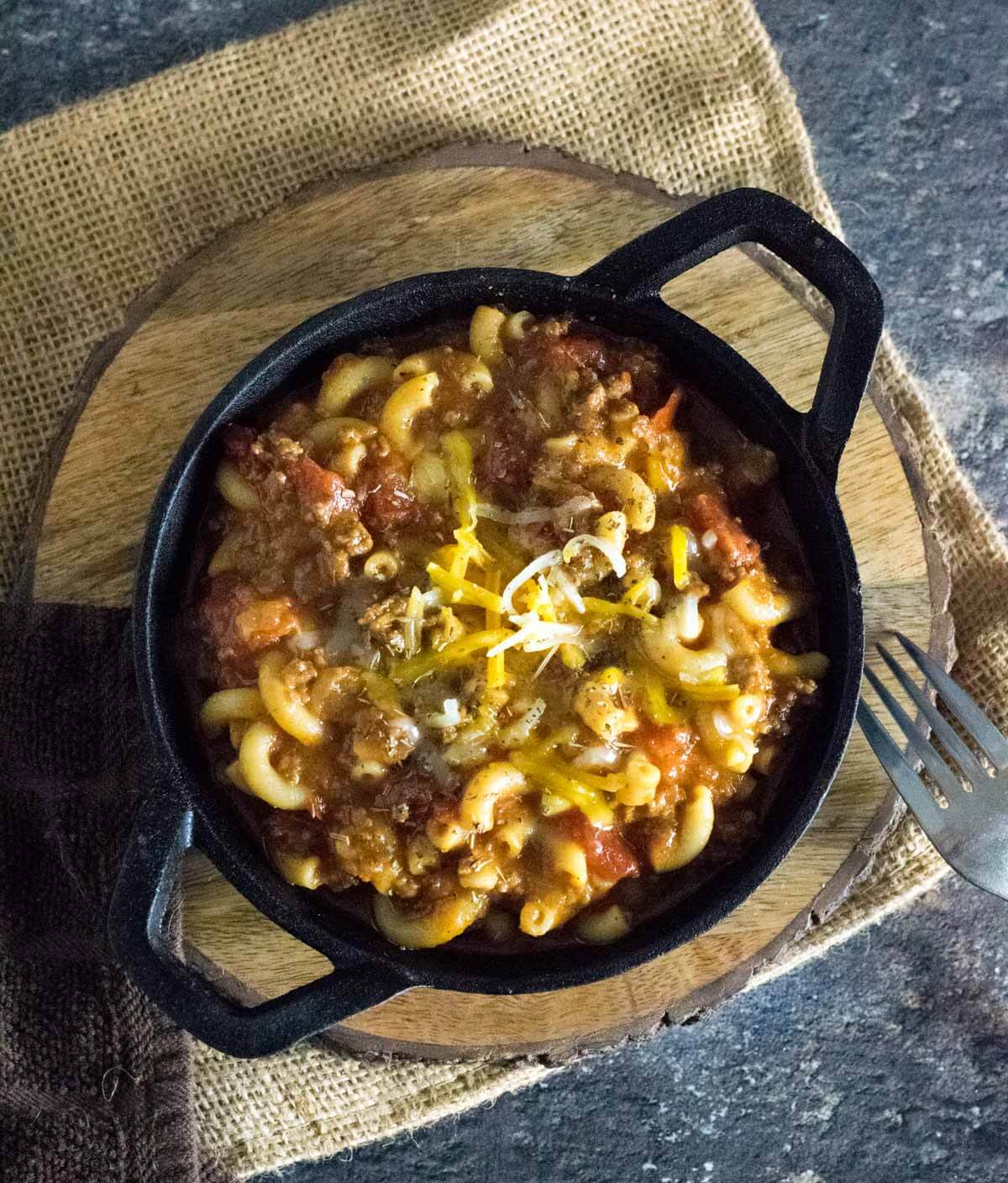 Venison goulash.