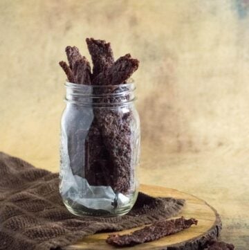 Ground venison jerky recipe.