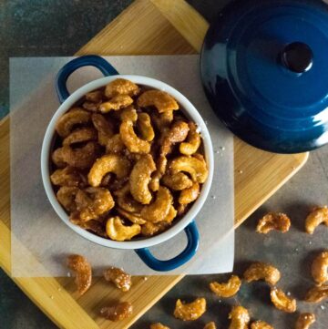 Honey roasted cashews recipe.